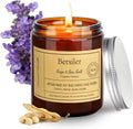 Sage and Sea Salt Soy Wax Candle product photo