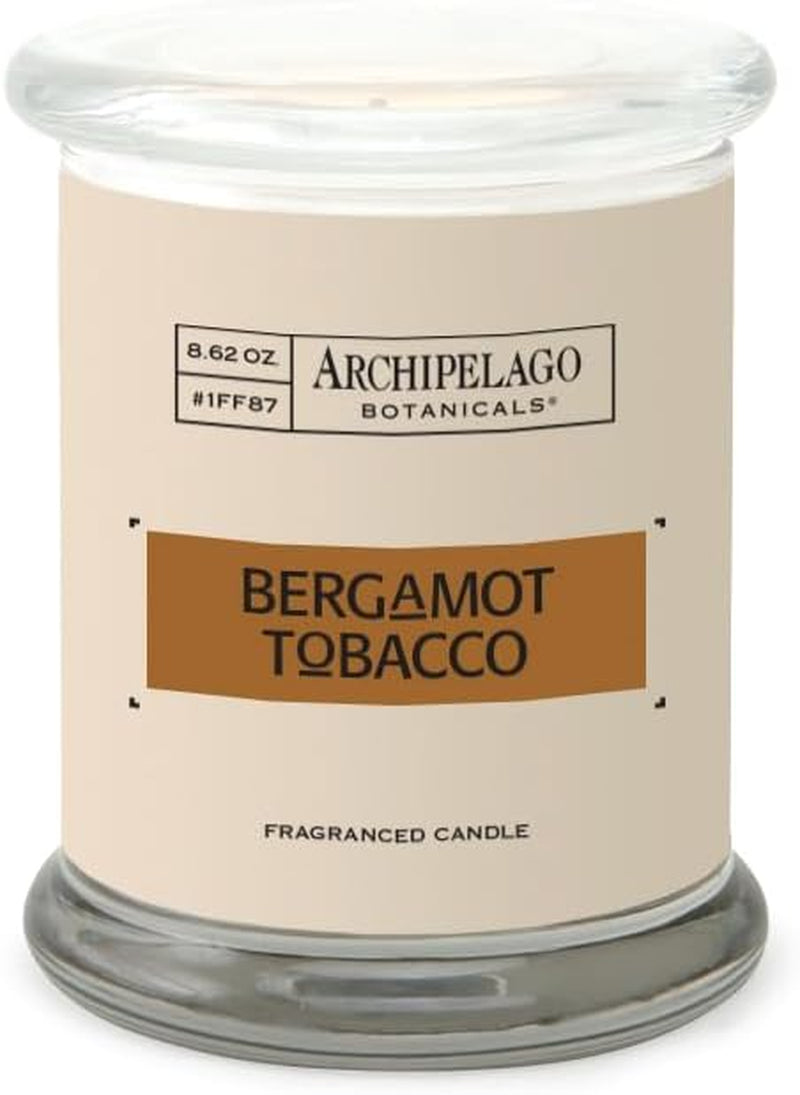 Bergamot Tobacco Luxury Scented Candle, 8.6 oz product photo