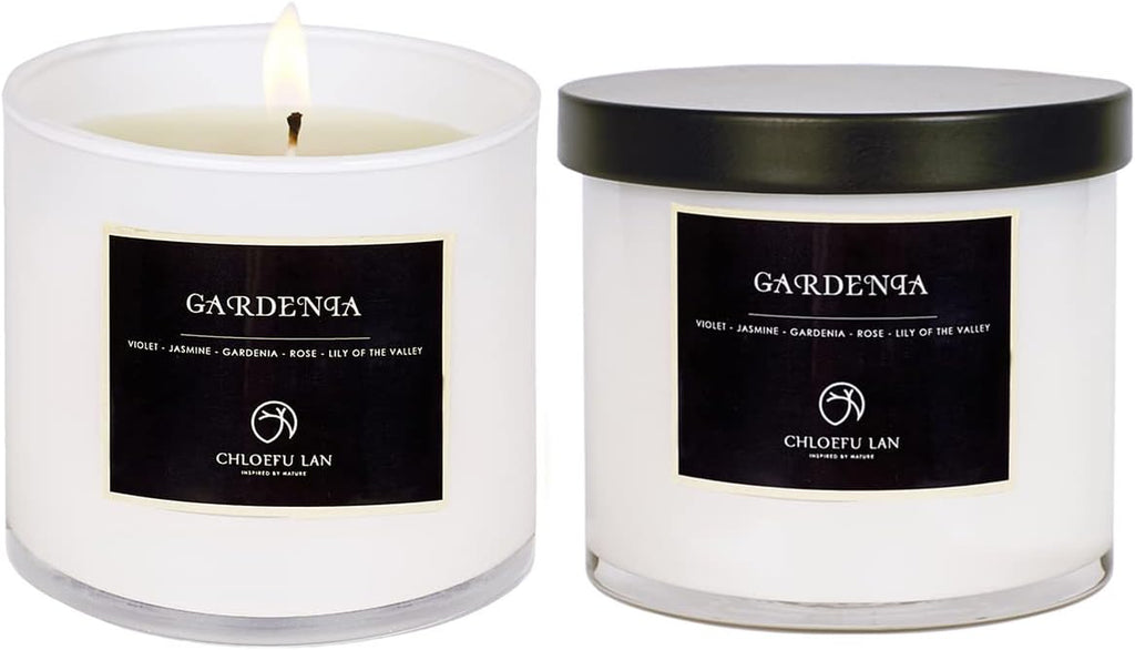 Gardenia Soy Candle Duo, 7.1 oz Each product photo
