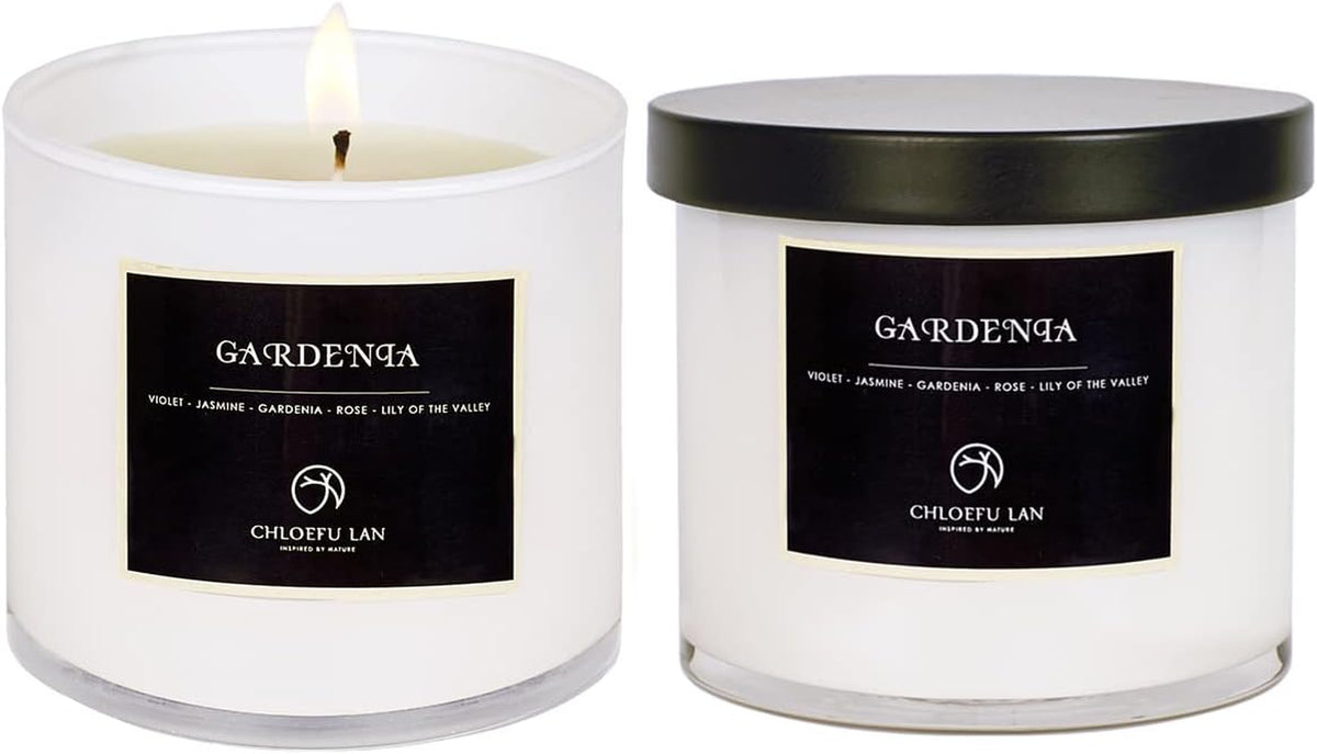 Gardenia Soy Candle Duo, 7.1 oz Each product photo