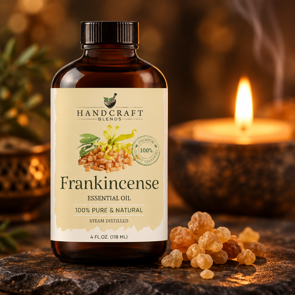 Frankincense Essential Oil, 4 fl oz styled in a room