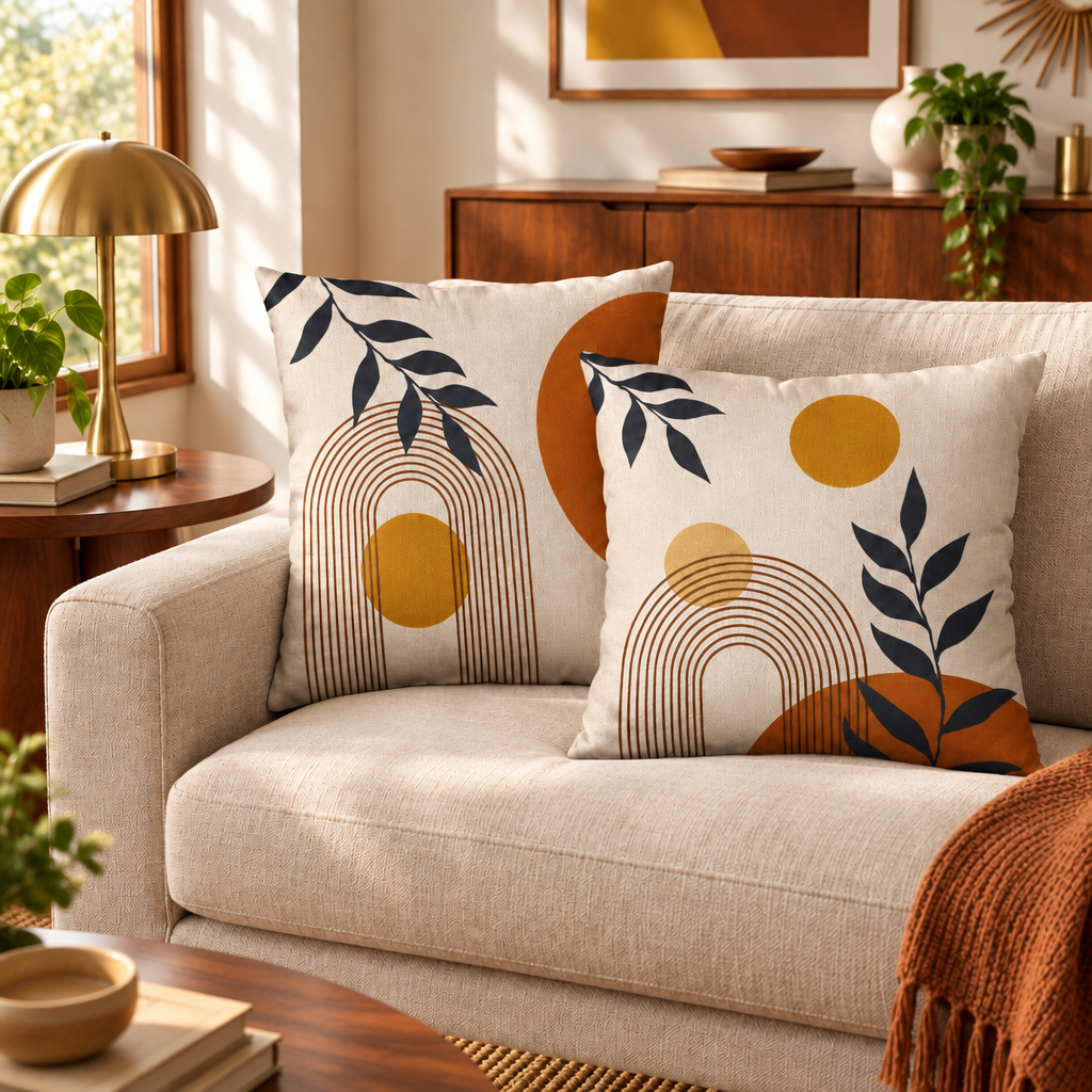 Boho Sun Pillow Covers lifestyle photo 2