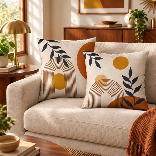Boho Sun Pillow Covers lifestyle photo 2