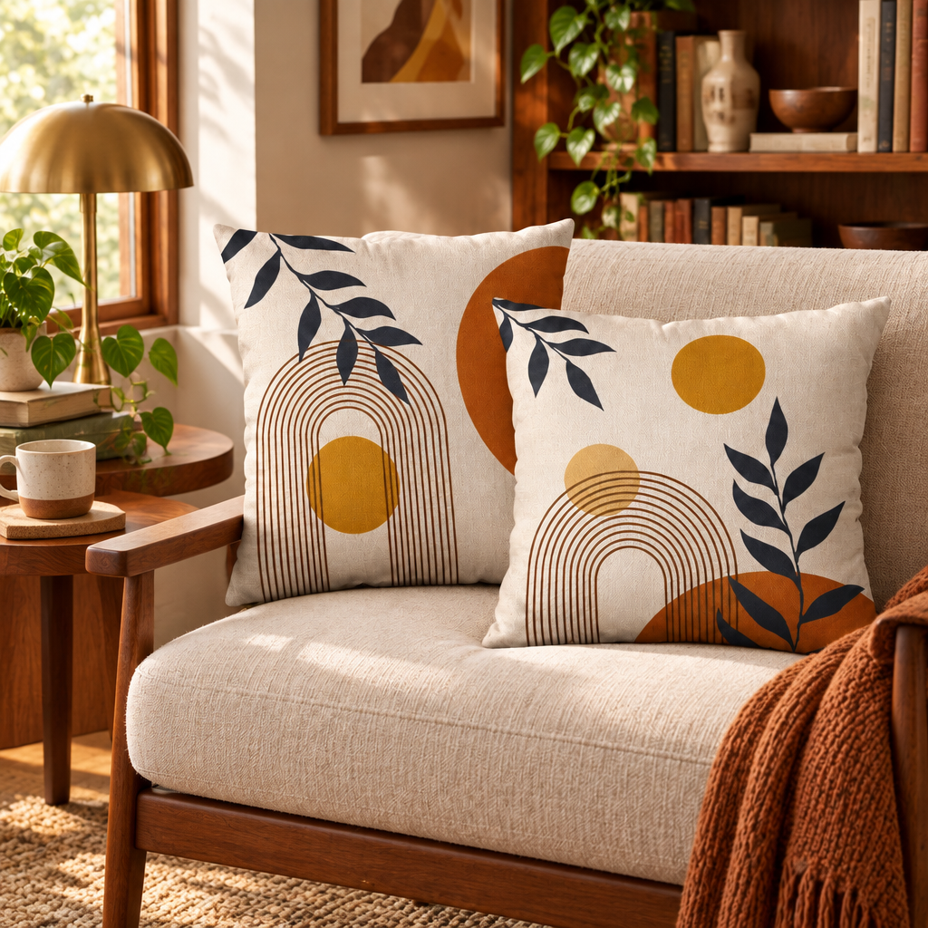 Boho Sun Pillow Covers lifestyle photo 4