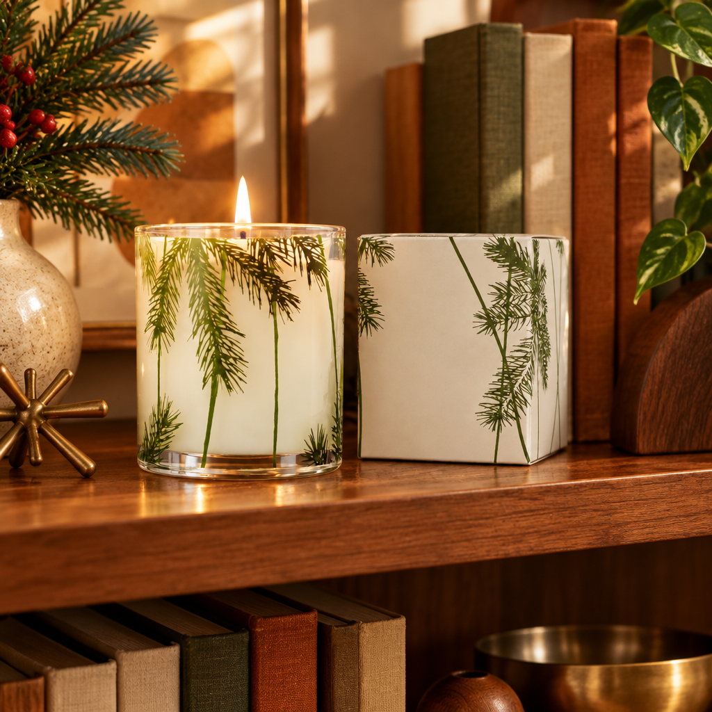 Frasier Fir Pine Needle Holiday Candle lifestyle photo 3