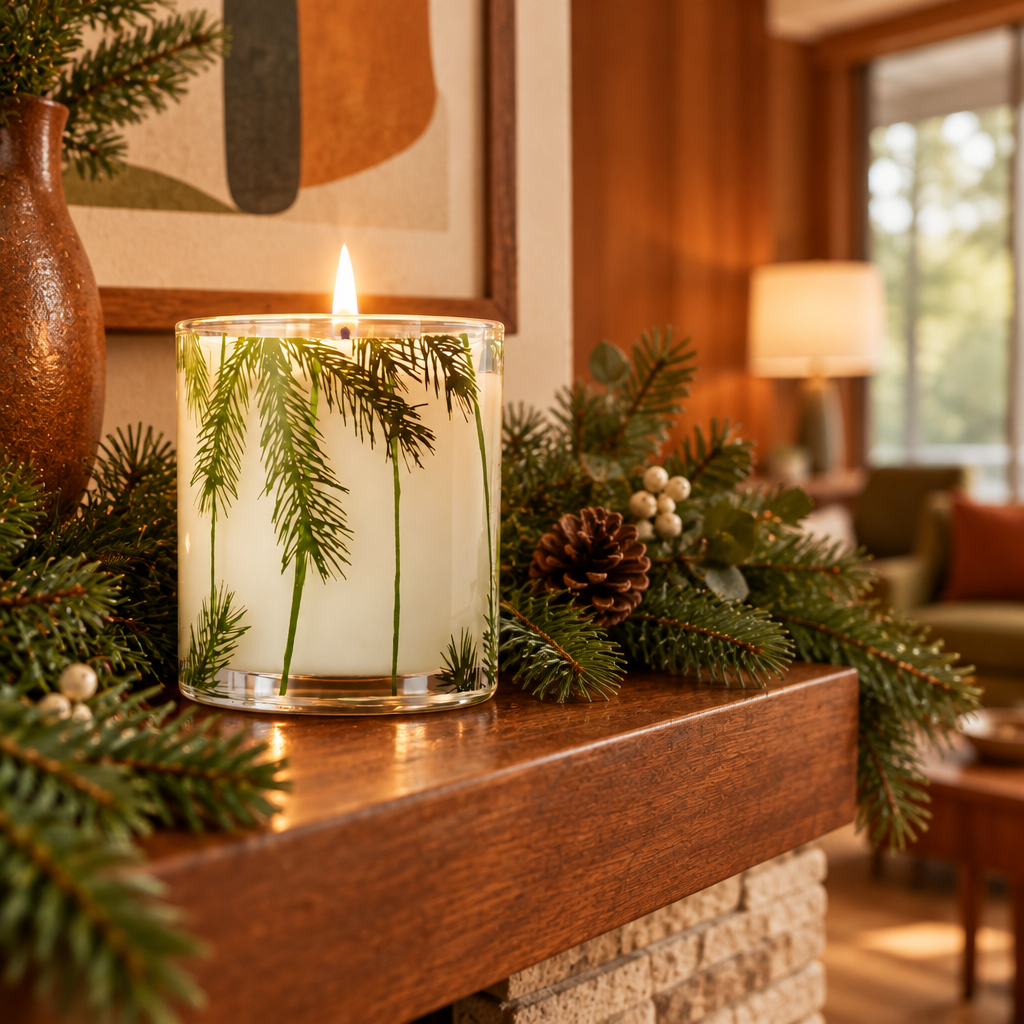 Frasier Fir Pine Needle Holiday Candle lifestyle photo 4