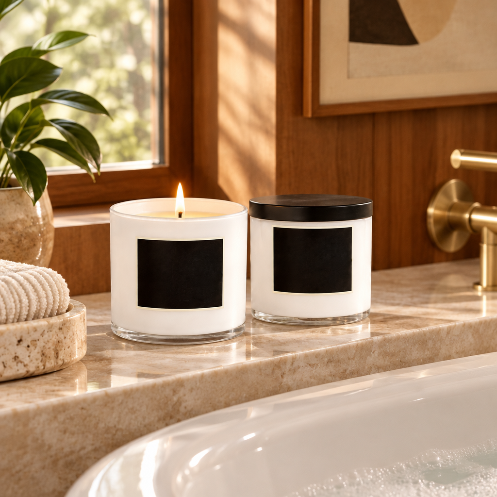 Gardenia Soy Candle Duo lifestyle photo 3