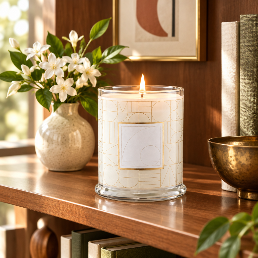 Jasmine Blossom Luxury Scented Candle lifestyle photo 4
