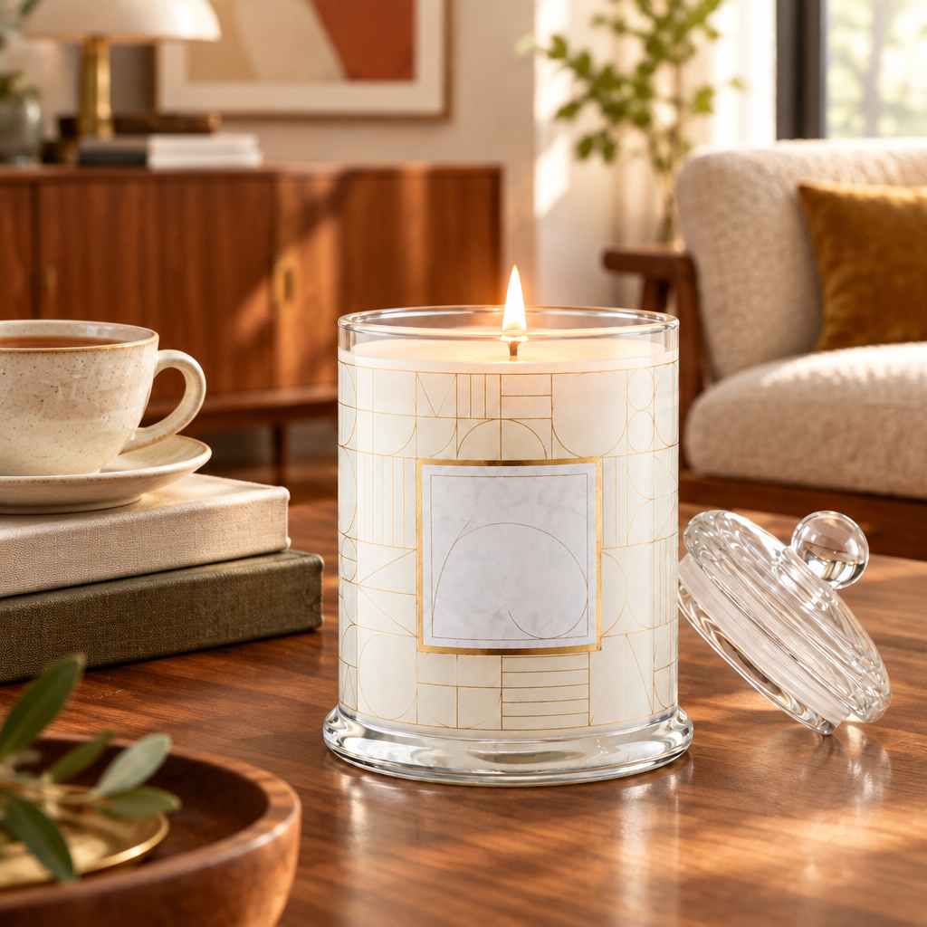 Jasmine Blossom Luxury Scented Candle lifestyle photo 2