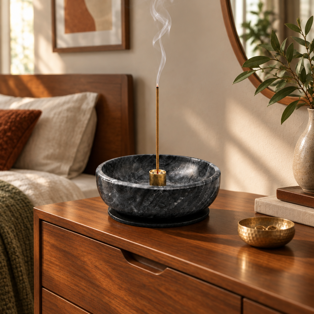 Natural Marble Incense Burner and Holder lifestyle photo 3