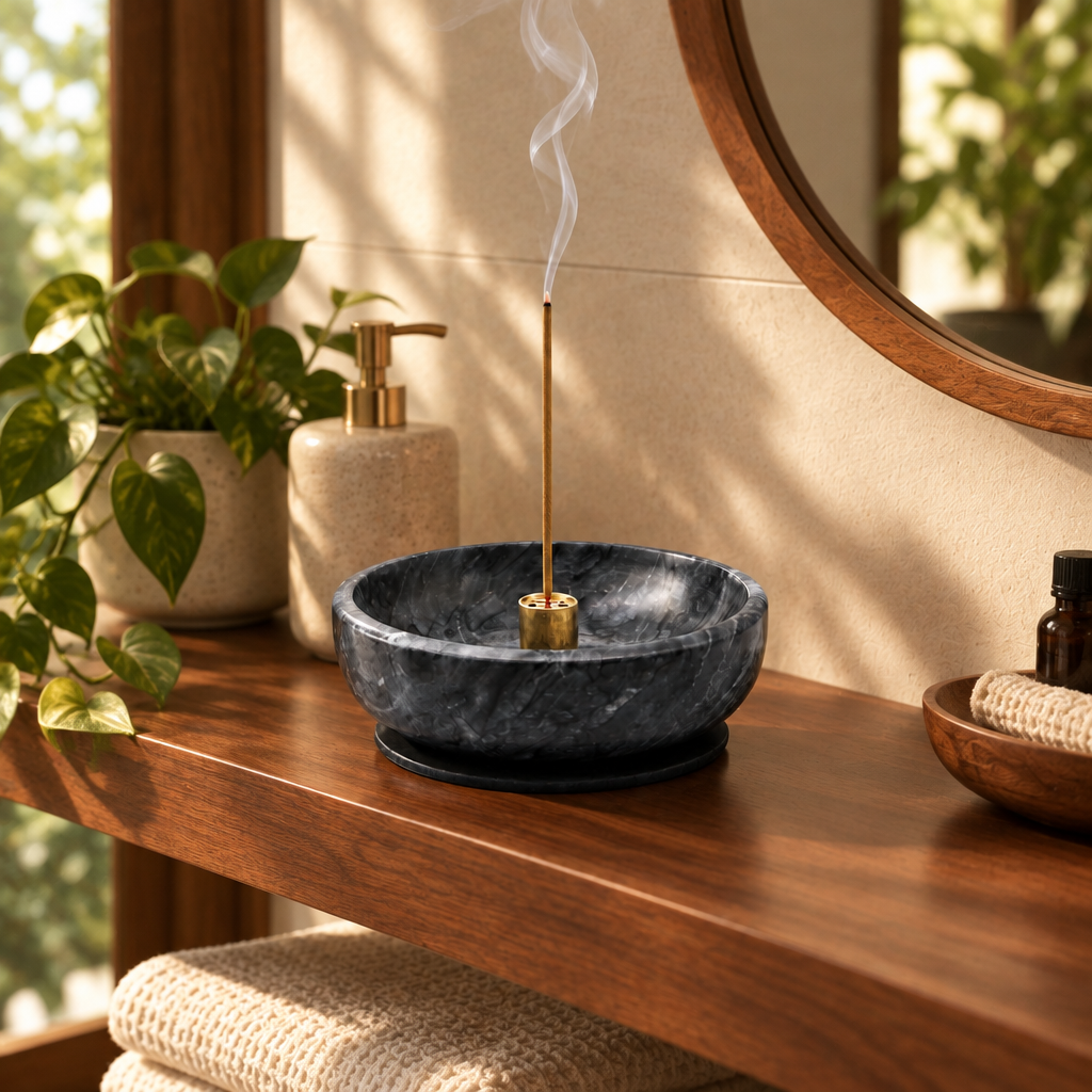 Natural Marble Incense Burner and Holder lifestyle photo 4