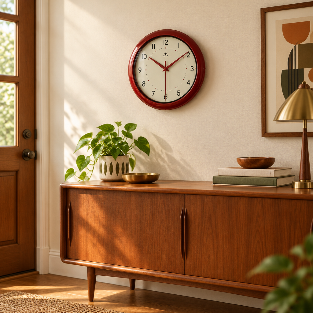 Retro Aluminum Wall Clock lifestyle photo 2