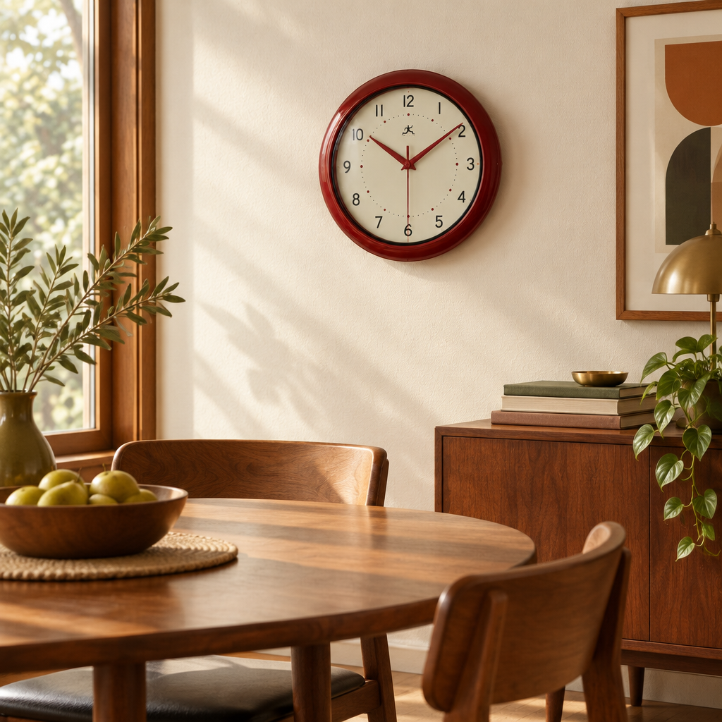 Retro Aluminum Wall Clock lifestyle photo 4