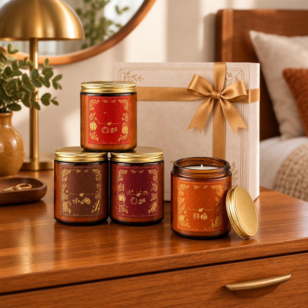 Soy Coconut Wax Candle Gift Set lifestyle photo 3
