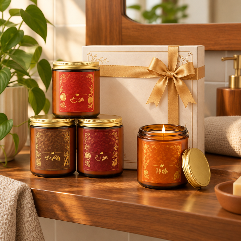 Soy Coconut Wax Candle Gift Set lifestyle photo 4